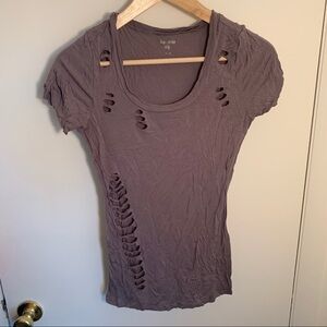 NWOT Vintage Kensie Destructed T-shirt